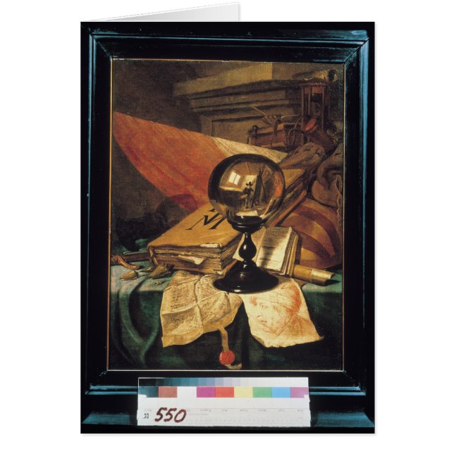 Vanitas met een Crystal Ball (Voorkant)