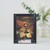 Vanitas met een Crystal Ball Briefkaart (Staand voorkant)