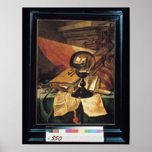 Vanitas met een Crystal Ball Poster (Voorkant)