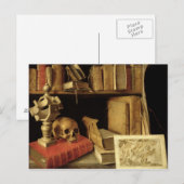 Vanitas met een Zonnewijzer, c.1626-40 Briefkaart (Voorkant / Achterkant)