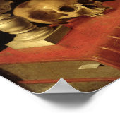 Vanitas met zonnewijzer, c.1626-40 poster (Hoek)