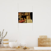 Vanitas met zonnewijzer, c.1626-40 poster (Keuken)