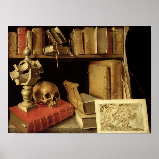 Vanitas met zonnewijzer, c.1626-40 poster (Voorkant)