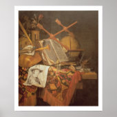 Vanitas (olie op canvas) poster (Voorkant)