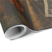 Vanitas still Life 1662 Collier Dutch wrapping Cadeaupapier (Rol Hoek)