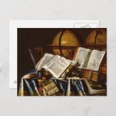 "Vanitas" still Life - Adam Bernaert (1665) Briefkaart (Voorkant / Achterkant)