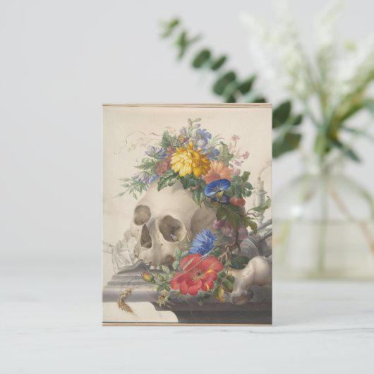 Vanitas still Life van Herman Henstenburgh Briefkaart (Staand voorkant)