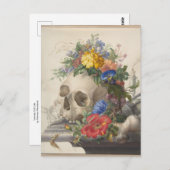 Vanitas still Life van Herman Henstenburgh Briefkaart (Voorkant / Achterkant)