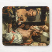 Vanitas, The Old Coquette van Bernardo Strozzi Muismat (Voorkant)