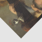 Vanitas, The Old Coquette van Bernardo Strozzi Tissuepapier (Detail)