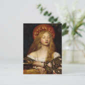 Vanity - A Medieval Maiden Briefkaart (Staand voorkant)