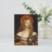 Vanity - A Medieval Maiden Briefkaart (Staand voorkant)