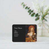 VANITY BEAUTY-MODE COSTUME DESIGNER, Black Visitekaartje (Staand voorkant)