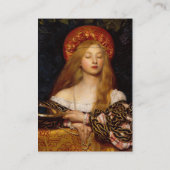 VANITY BEAUTY MODE COSTUME DESIGNER Gold Yellow Visitekaartje (Achterkant)