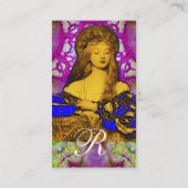 VANITY BEAUTY MODE COSTUME DESIGNER Pink Paars Visitekaartje (Achterkant)