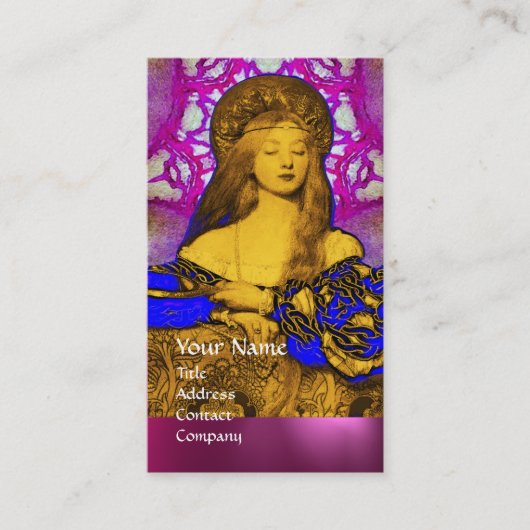 VANITY BEAUTY MODE COSTUME DESIGNER Pink Paars Visitekaartje (Voorkant)