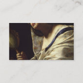 Vanity, c.1650-70 (olie op canvas) visitekaartje (Achterkant)