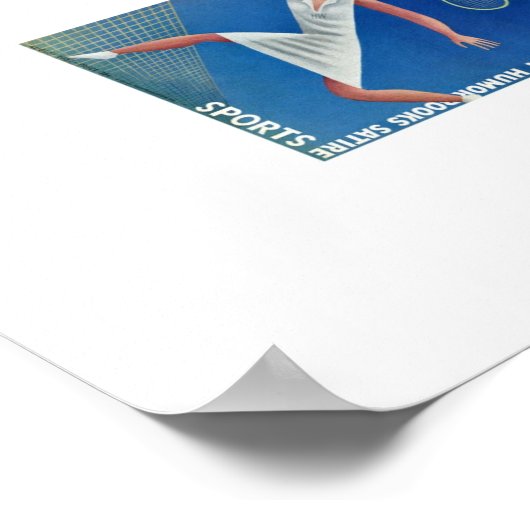  Vanity Fair Tennis Ad Poster (Hoek)