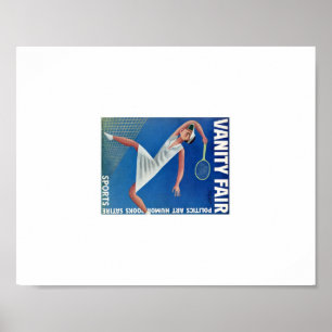 Vanity Fair Tennis Ad Poster