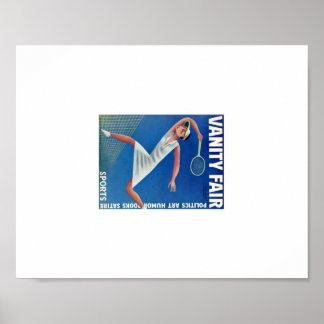  Vanity Fair Tennis Ad Poster