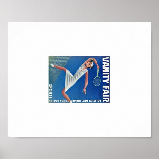  Vanity Fair Tennis Ad Poster (Voorkant)