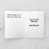 Vanity Mirror Cartoon voor vrouwen Kaart (Binnen)