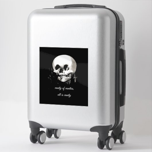 Vanity of Vanities All Is Vanity Ecclesiastes Sticker (Koffer)