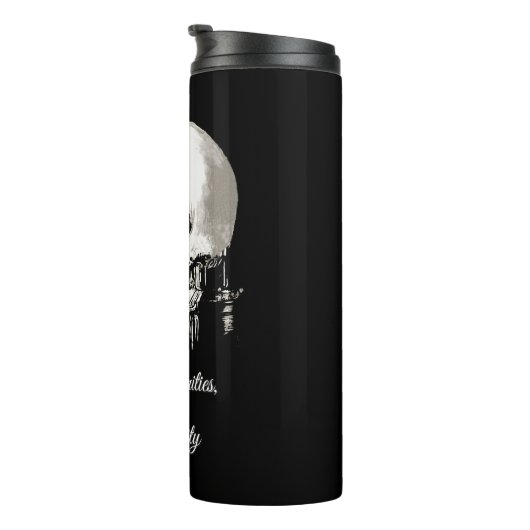 Vanity of Vanities All Is Vanity Ecclesiastes Thermosbeker (Geroteerd rechts)