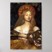 Vanity Pre-Raphaelite Woman poster (Voorkant)