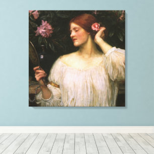 Vanity van John William Waterhouse Canvas Afdruk