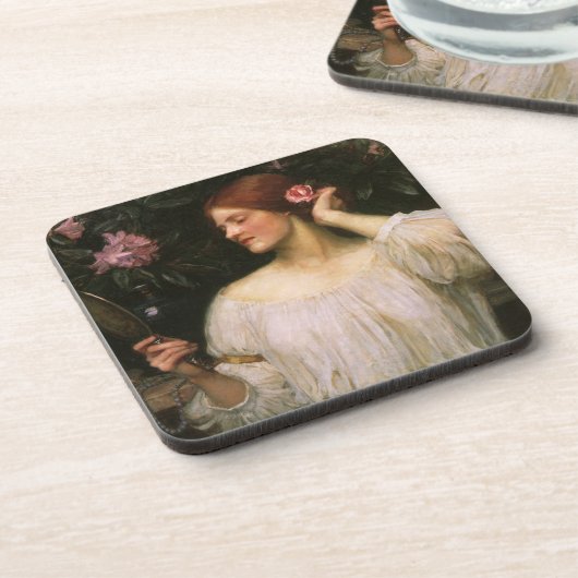 Vanity van John William Waterhouse Drankjes Onderzetter (Linkerzijde)