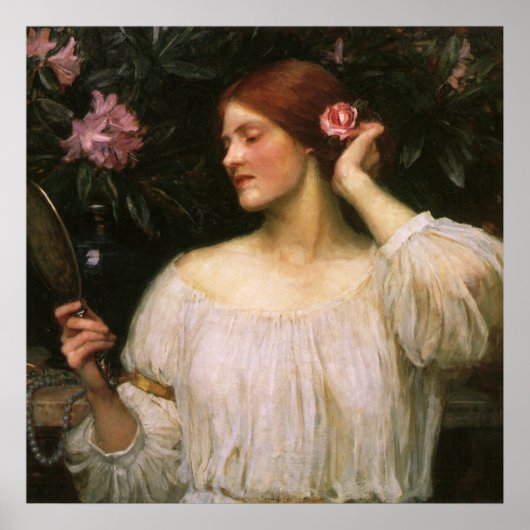 Vanity van John William Waterhouse Poster (Voorkant)