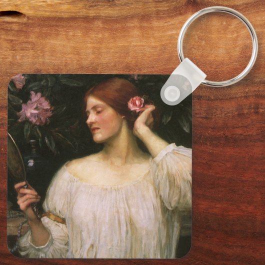 Vanity van John William Waterhouse Sleutelhanger (Achterkant)
