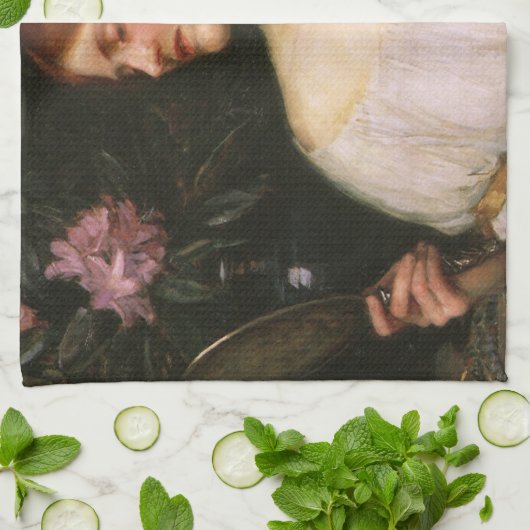 Vanity van John William Waterhouse Theedoek (Gevouwen)