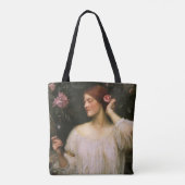 Vanity van John William Waterhouse Tote Bag (Achterkant)