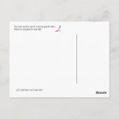 Vanity Yoga Happiness briefkaart (Achterkant)