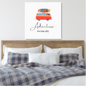 Vanlife-avontuurkamperen Canvas Afdruk (Insitu (Slaapkamer))