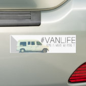 #VANLIFE Bumpersticker (Op auto)