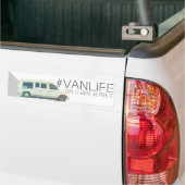 #VANLIFE Bumpersticker (Op Truck)