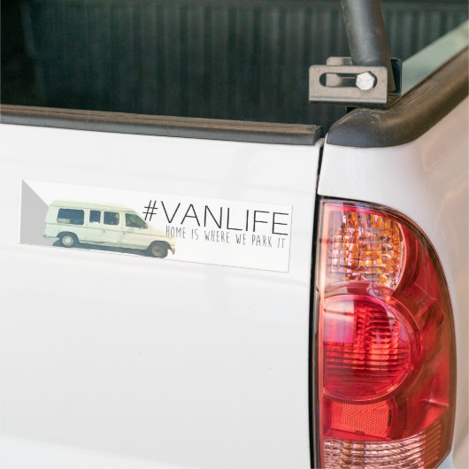 #VANLIFE Bumpersticker (Op Truck)