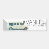 #VANLIFE Bumpersticker (Voorkant)