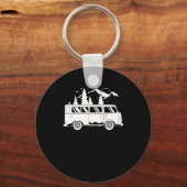 Vanlife Camper Van Sleutelhanger (Voorkant)