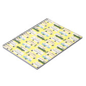 Vanlife Camping Camper RV Trailer Patroon Notitieboek (Linkerzijde)