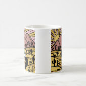 Vanlife Desert Mountain Exken Sunrise Koffiemok (Center)