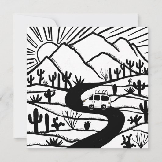 Vanlife Desert Mountain - Ontdek het avontuur (Voorkant)