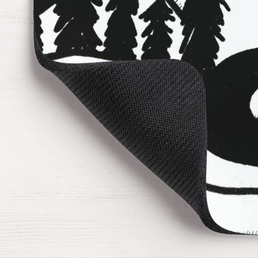 Vanlife MOUNTAIN SUNRISE Illustratie Muismat (Hoek)