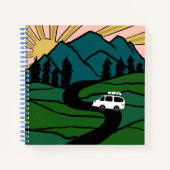 VANLIFE onderzoekt het verkeersreisavontuur Notitieboek (Voorkant)