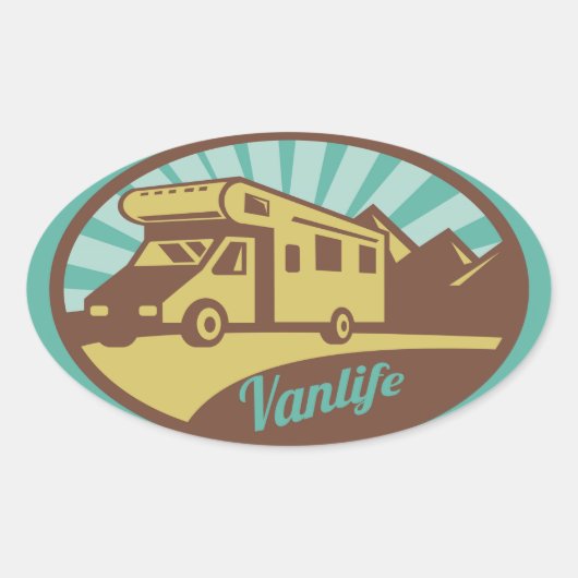 Vanlife Sticker / Aufkleber - Camper (Voorkant)