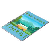 Vanlife stijl notitieblok notitieboek (Linkerzijde)