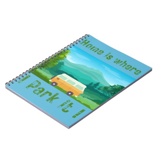 Vanlife stijl notitieblok notitieboek (Linkerzijde)